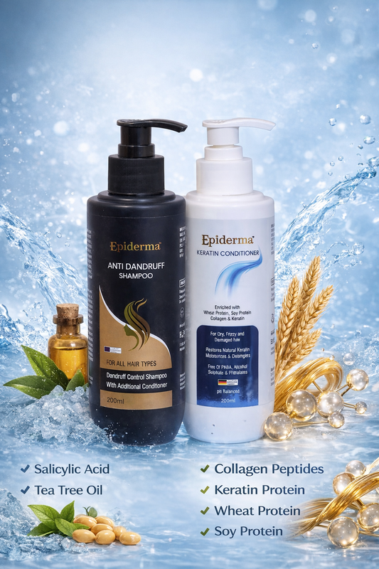 Anti Dandruff Shampoo & Keratin Conditioner