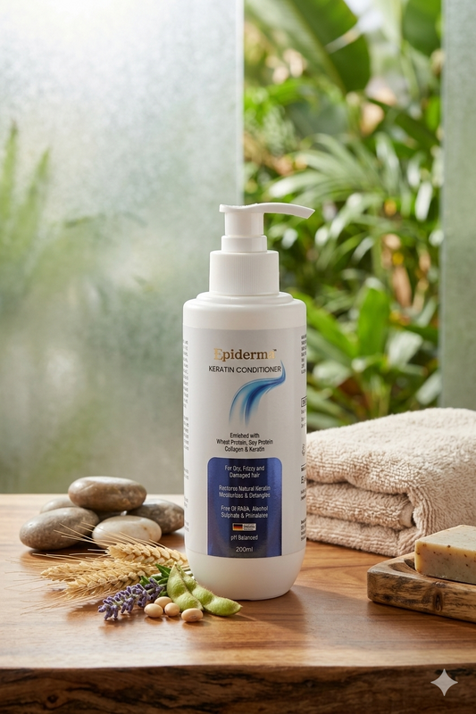 Keratin Conditioner for Frizzy & Dry Hair | Collagen, Keratin & Amino Acids