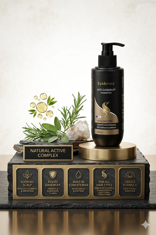 Climbazole Anti-Dandruff Shampoo | Flake-Free Scalp & Hair Fall Control